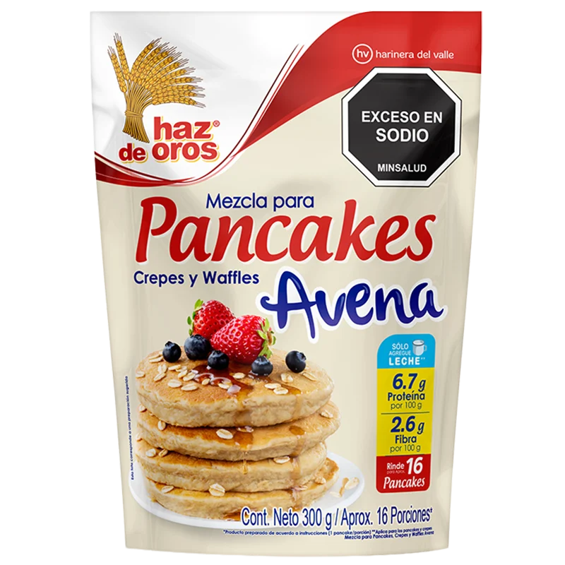 Mezcla para Pancakes, Crepes y Waffles Avena