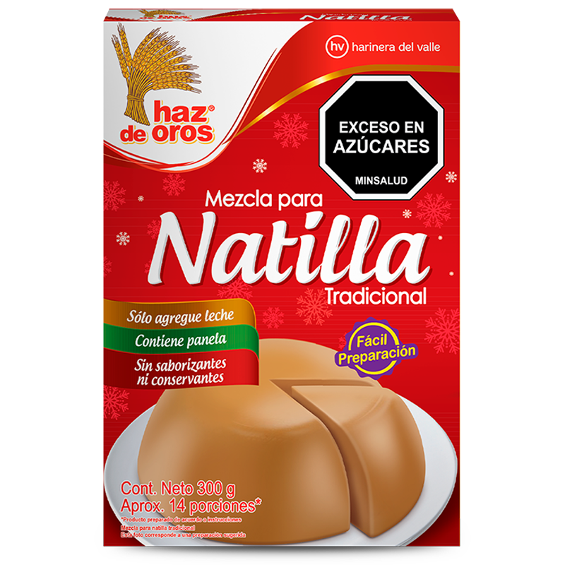 Mezcla para natilla tradicional