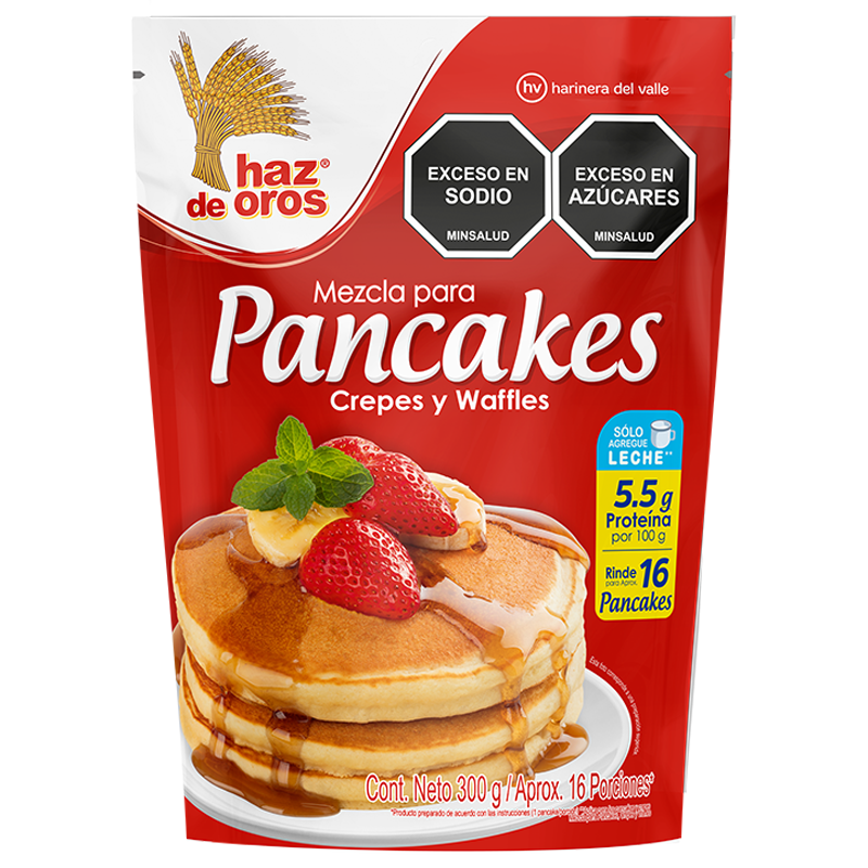 Mezcla para Pancakes, Crepes y Waffles