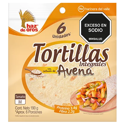 Integrales de trigo con  salvado de Avena