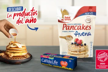 ¡Nuestros Pancakes de Avena Haz de Oros fueron los ganadores del producto del año 2020!