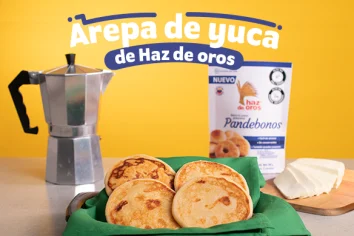 Arepa de yuca con Haz de oros
