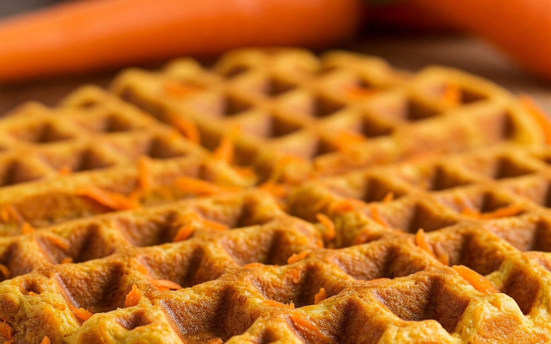 Waffles de zanahoria para un sabor delicioso y saludable