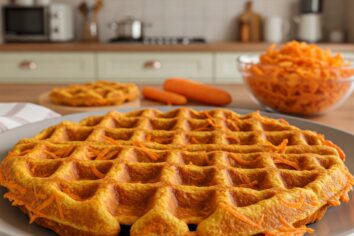 Waffles de zanahoria para un sabor delicioso y saludable