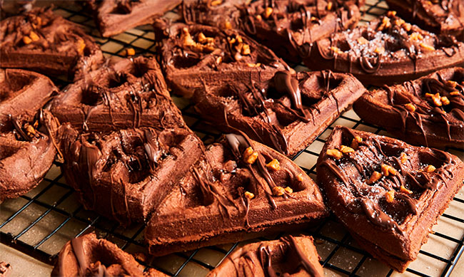 Waffles de chocolate: un antojo dulce para cualquier momento del día
