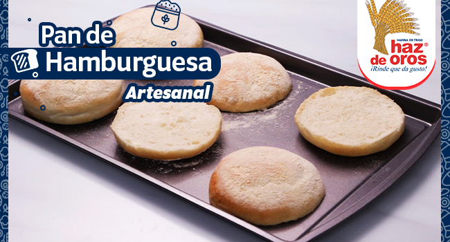 Pan de hamburguesa artesanal
