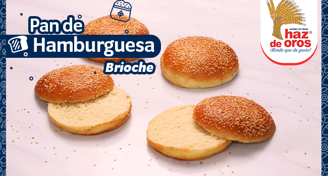 pan de hamburguesa brioche