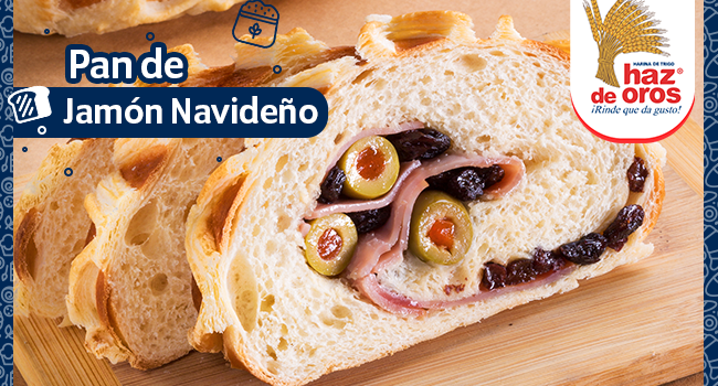 pan de jamón navideño