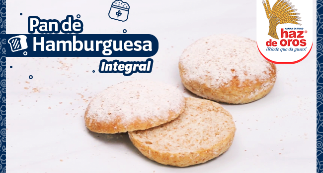 pan de hamburguesa integral